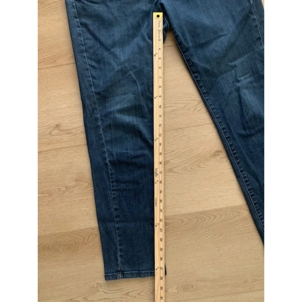 J.Jill Authentic Fit Slim Ankle Jeans Womens 14 Dark Wash Denim Stretch Pants